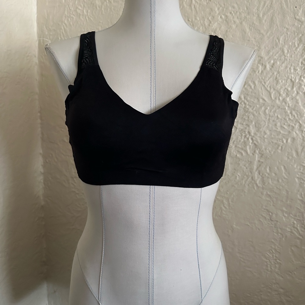Soma Enbliss Demi Lace Bralette Black Medium